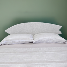 Load image into Gallery viewer, "Chill" double bed in Bouclè Pearl fabric