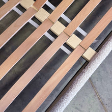 Load image into Gallery viewer, "Chill" double bed in Bouclè Pearl fabric