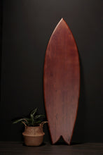 Carica l'immagine nel visualizzatore di Gallery, Tavola surf decorativa "Wood" - size XL
