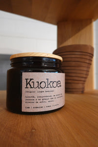 Candle "Kuokoa" - lime, rosemary, tonka