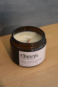Candle "Ohana" - coconut, palm leaf, vanilla